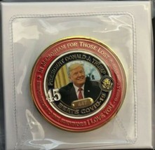 New President Donald Trump Defeats The VID Limited to 2500 Edition Coin In-Hand - £130.30 GBP