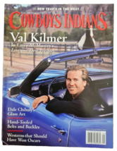 Cowboys &amp; Indians Magazine Val Kilmer January 2007 Excellent Condition! - £4.70 GBP