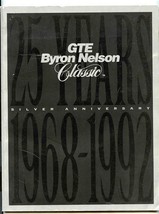 1992 GTE Byron Nelson Classic Program Dallas Texas Golf Billy Ray Brown  - £13.98 GBP