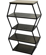 Shelf rack 4TR Z WD/MTL SHELVING - £551.16 GBP