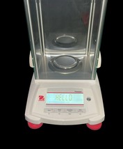 Ohaus Pioneer PX85 Analytical Balance Scale 82g x .01mg Lab Power Cord PX Series image 3