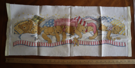 FINISHED Design Works Counted Cross Stitch Kit #9696 Bedtime Bears Teddy... - $443.98 MXN