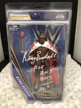WWE King Bookah Booker T Mattel Hall Of Fame Elite Target Signed Auto NO... - $124.99
