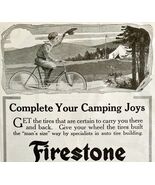1916 Firestone Bicycle Tires Camping Advertisement Akron Ohio DWMYC2 - $28.01 CAD
