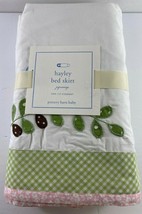NEW Pottery Barn Baby Kids Hayley 100% Cotton Gingham Crib Bed Skirt - £21.35 GBP