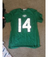 NWT NEW Nike Tee T Shirt Green NY Jets Jersey Darnold no. 14 # sz M Medium - $33.83 CAD
