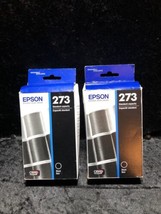 2 Pack Epson 273 (T273020) Ink Cartridge - Black- EXP 06/24 - $9.89