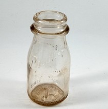 Producers Duraglas Milk Bottle 1/2 Pint 9 55 Springfield Illinois Vintage - £11.25 GBP