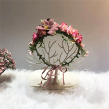 Wreath Flower Hairbands Headband Wedding Hair Accessories for Women Bridal Bride - £28.60 GBP