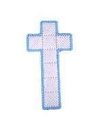 Large White Cross Plastic Canvas box stitch - $12.30 CAD