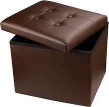 Folding Ottomans Footrest Storage Storage Ottomans Small Footstools Rectangular - £29.26 GBP