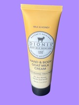 DIONIS Hand &amp; Body Goat Milk Cream – Travel Size 1 oz NWOB &amp; Sealed - £7.76 GBP