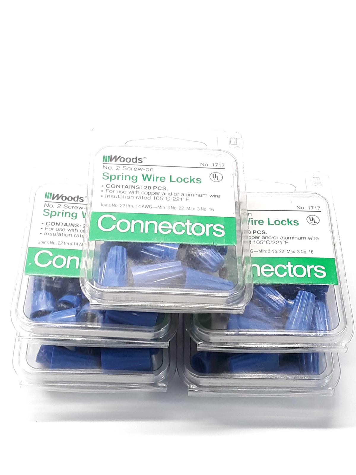 Woods 1717 NO.2 Screw On Spring Wing Lock Lot of 5 - $12.99