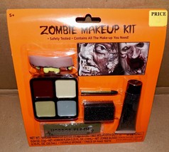 Halloween Zombie Makeup Kit Grease Blood Flesh &amp; Teeth 5+ 171K - $4.49