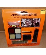 Halloween Zombie Makeup Kit Grease Blood Flesh &amp; Teeth 5+ 171K - $6.16 CAD