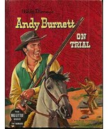 WALT DISNEY - ANDY BURNETT ON TRIAL -  Whitman Big Little Book #1645, 1958 - £7.84 GBP