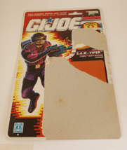 G.I. Joe ARAH 1989 S.A.W.-Viper Full Backer Card - £11.06 GBP