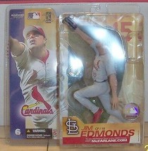 Mcfarlane MLB Series 6 Jim Edmonds Gray Variant Action Figure VHTF Baseball - £21.88 GBP