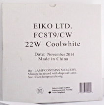 T9 Circline 8&quot; Fluorescent Light Bulb - Cool White - 22W - 4100K - EIKO-... - €4,24 EUR