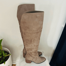 BP Luke Over The Knee Suede Boot, Olive Green, Zip Close, Size 9.5, NWOT - £57.02 GBP