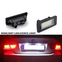 LED License Plate Lights 12V LED White Lamps for BMW 1 3 5 Series X1 X3 X5 X6 M3 - £8.35 GBP