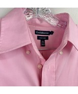 Croft &amp; Barrow Easy Care Classic Fit Men&#39;s 15.5  Pink Long Sleeve Shirt - £6.80 GBP