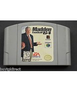 EA Sports John Madden Football 64 Nintendo Video Game Cartridge Vintage ... - £15.15 GBP