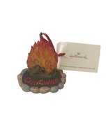 Hallmark Call Of The Wild Bonfire Camping Collectible Christmas Ornament - £8.85 GBP