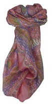 Mulberry Silk Traditional Square Scarf Tara Rose by Pashmina &amp; Silk - £18.90 GBP