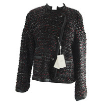 Armani Collezioni Black Red Oversize Runway Wool Jacket Blazer 10 $1795 NWT - £486.98 GBP