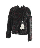 Armani Collezioni Black Red Oversize Runway Wool Jacket Blazer 10 $1795 NWT - £492.67 GBP