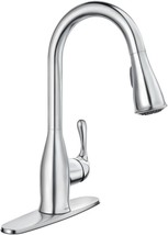 Moen 87966 Kaden Single-Handle Pull-Down Sprayer Kitchen Faucet - Chrome - £83.30 GBP