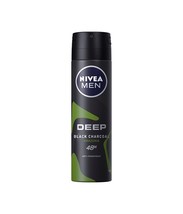 Nivea Men Deep Black Charcoal Amazonia Antiperspirant Spray 150ml Free Shipping - £8.56 GBP