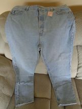 Faded Glory Womens Blue Jeans Pants Straight Leg Size 16/18? See Measure... - £19.98 GBP
