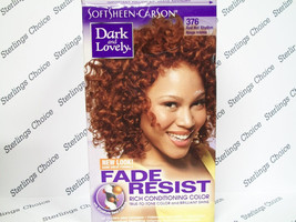 Dark &amp; Lovely Soft Sheen Fade Resist Permanent Hair Color #376 Red Hot Rhythm - £7.38 GBP