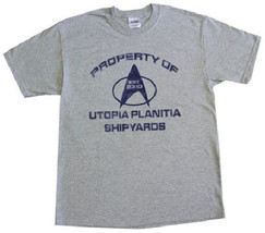 Star Trek Property of Utopia Planitia Shipyards T-Shirt NEW UNWORN - $14.50