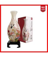 Vibrant Floral 3D Puzzle Vase - Assemble Your Artistic Statement, 4.4&quot; x... - $770.75 MXN