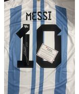 LIONEL MESSI FANATICS AUTHENTIC SIGNED AUTOGRAPHED TEAM ARGENTINA JERSEY - $15,410.58 MXN