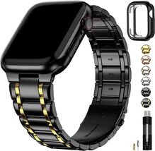 Stainless Steel Strap iWatch Band with Case for Apple Watch Series 42/44... - $18.81