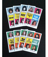 Great Rock Bands: Complete Set of 8 Custom-Designed Art Trading Cards + ... - £20.03 GBP