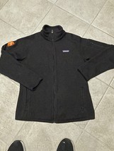 Patagonia Better Sweater Fleece Jacket Women&#39;s Size Medium Black Full Zip - $54.44
