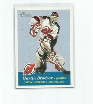 Martin Brodeur (New Jersey) 2001-02 Topps Heritage ENGLISH/FRENCH Card #46 - £7.59 GBP