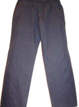Hugo Boss Men&#39;s Black Casual Cotton Pants Size 38 L - £28.29 GBP