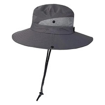 Women&#39;s Gray UV-Proof Breathable Fishing Bucket Hat - £10.27 GBP