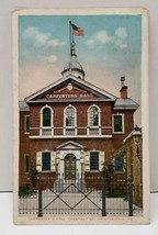 Carpenter&#39;s Hall Chestnut St Philadelphia Pa Postcard - £7.85 GBP