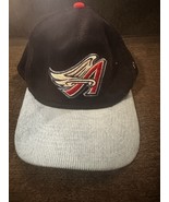 Vintage New Era Los Angeles Angels Navy Cooperstown Corduroy Snapback Rare - $1,237.37 MXN