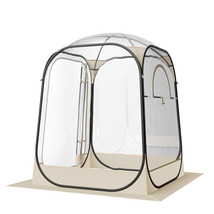 VEVOR Pop up Sports Tent 50x50in Clear Bubble 1P Waterproof with Floor Mat - $62.90