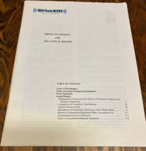 Sirius XM 2011 annual report - €17,15 EUR