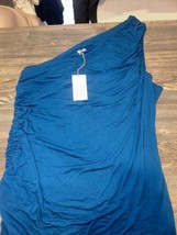 Women&#39;s Ruched Knit Mini Dress - A New Day Teal XXL. NWT. M - £10.85 GBP