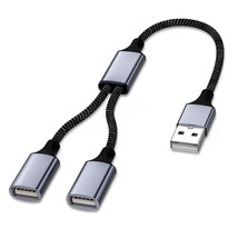 USB Splitter Cable,1 Male to 2 Female USB Extension Cable Connectors - $212.63 MXN